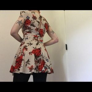 Forever 21 NWT Vintage Style Floral Print Dress